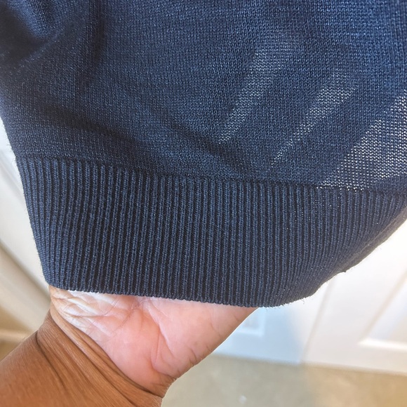 August Silk Women’s Navy Classic Turtleneck Sweater - Picture 4 of 6